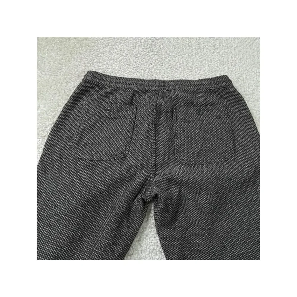 Taylor Stitch The Apres Pant Textured Jogger Charcoal Gray Sashiko Mens Large